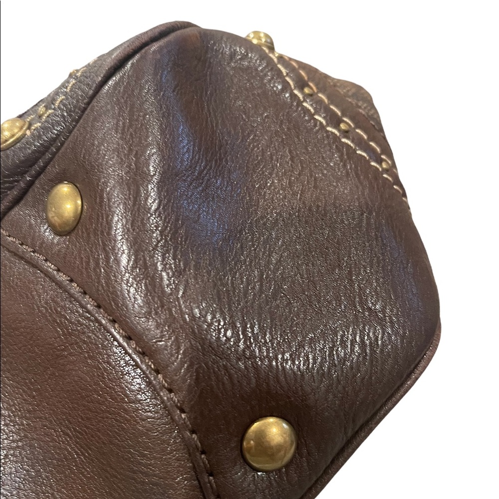 MICHAEL KORS Logo Leather Hobo with Braided Handles - Picture 9 of 13